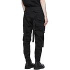 Julius Black Skinny Gas Mask Cargo Pants