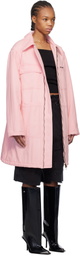 We11done Pink Oversized Work Coat