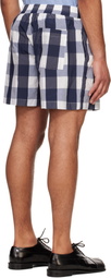 Walter Van Beirendonck Navy Basic Shorts
