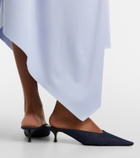 Victoria Beckham Sloan denim mules
