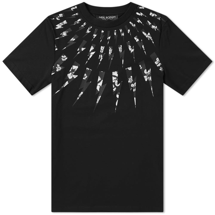 Photo: Neil Barrett Floral Fair Isle Lightning Bolt Tee