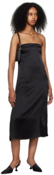 ANINE BING Black Megan Midi Dress