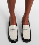 Givenchy Label leather loafers