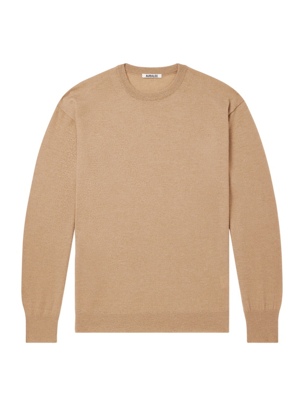 Photo: Auralee - Cashmere Sweater - Brown