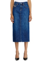 Diesel Denim midi skirt - Skirts Womens in Blue