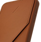 NATIVE UNION - Clic Card Leather iPhone 12 Mini Case - Brown