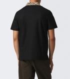 Burberry Burberry Check cotton piqué polo shirt