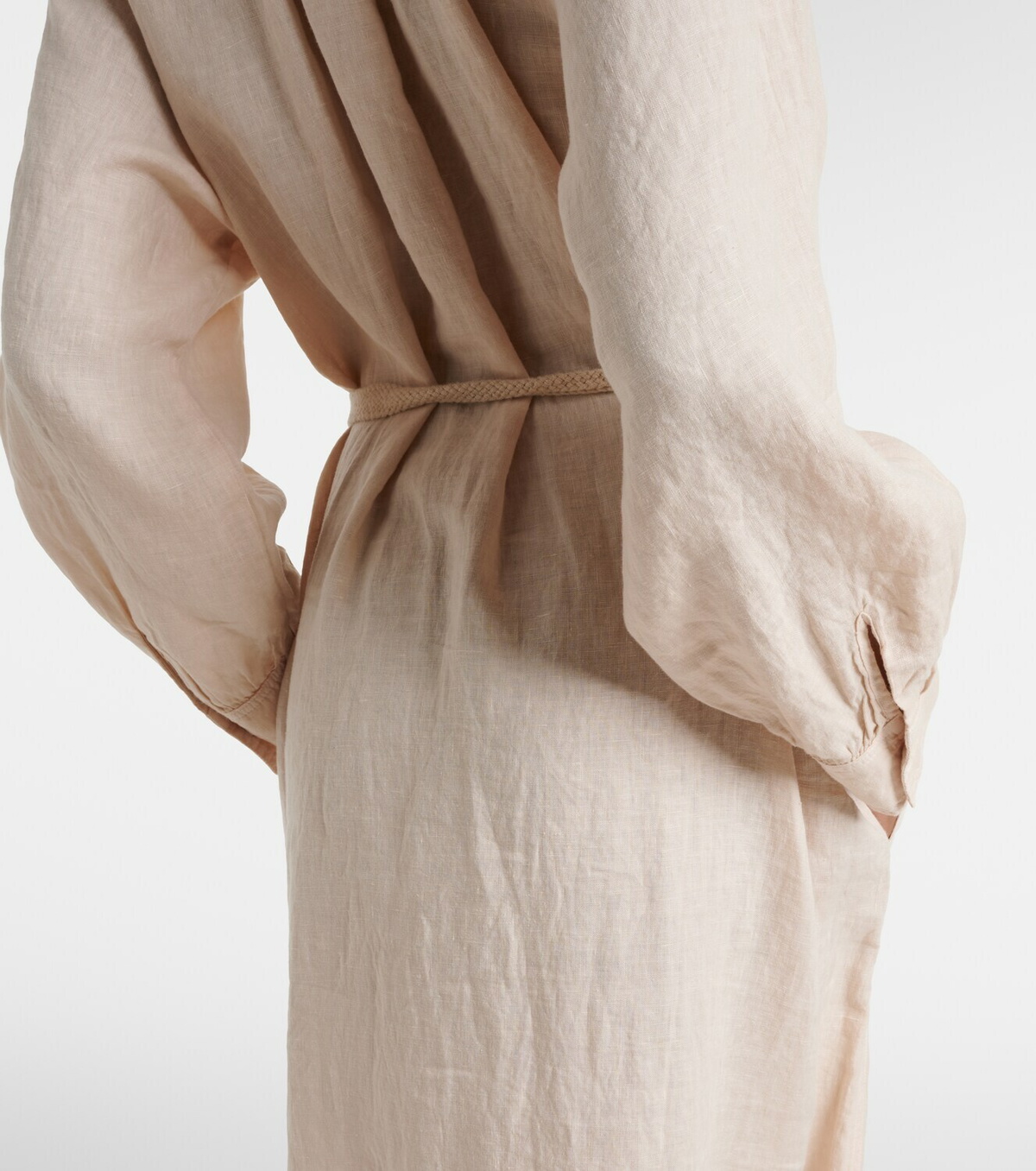 Velvet Dakota linen maxi dress