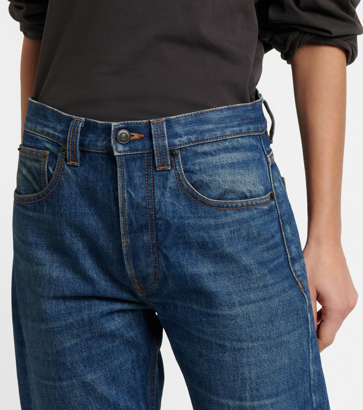 The Row Daciana straight jeans
