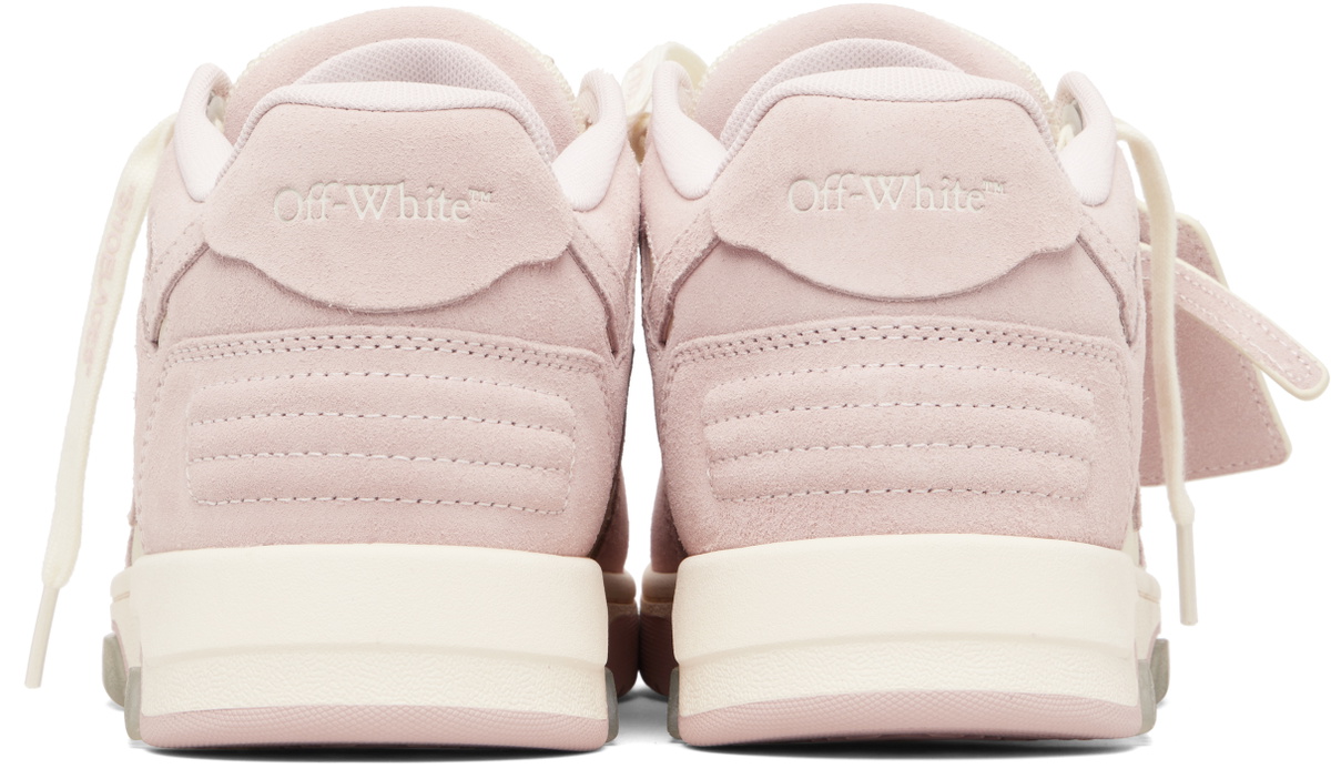 Off-White Pink & Off-White 'Out Of Office' Sneakers