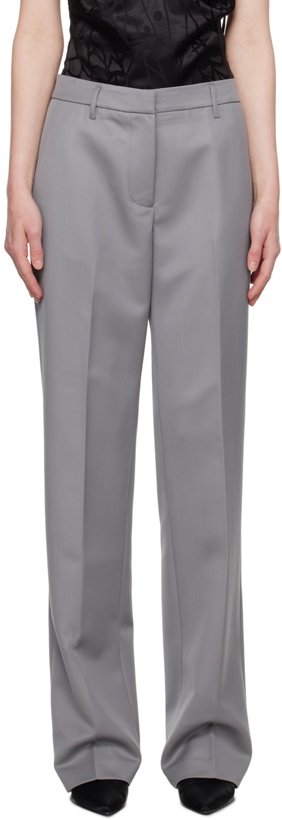 Photo: ANINE BING Gray Classic Trousers