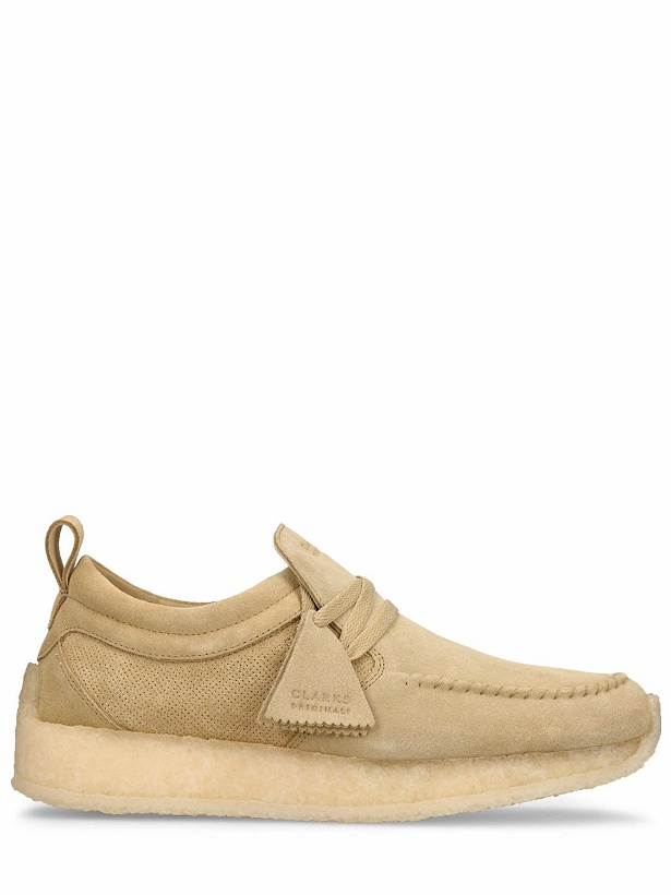 Photo: CLARKS ORIGINALS - Maycliffe Suede Lace-up Shoes