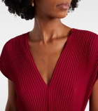 Max Mara Elegante plissé georgette gown