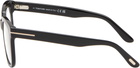 TOM FORD Black Icon Block Square Blue Light Glasses