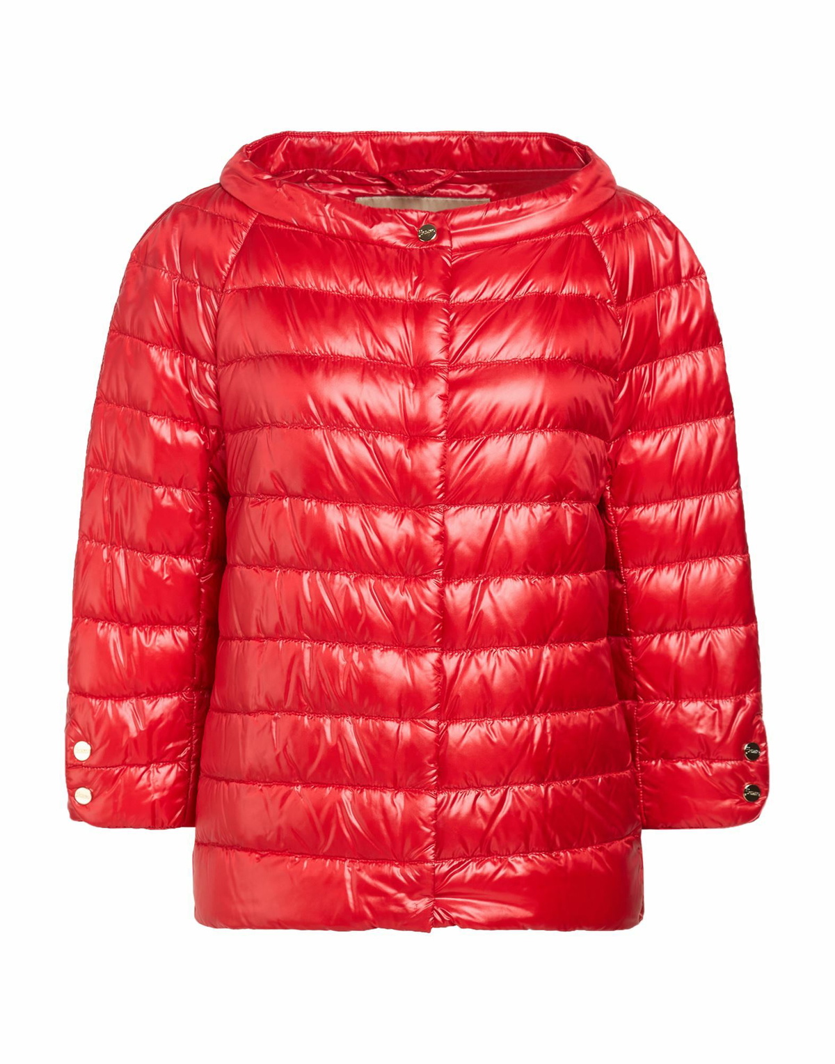 Herno Iconico Womens Puffer in Tomato red