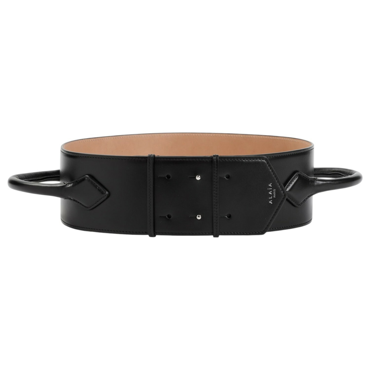 ベルト Alaia Flex Smooth Leather Belt P00948158.jpg