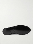 Versace - Horsebit-Embellished Patent-Leather Loafers - Black