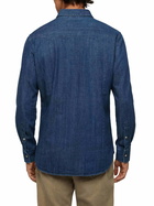 MC2 Saint Barth Denim Shirt Greg With Pied De Poul Patches