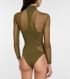 The Attico - Paneled mesh bodysuit