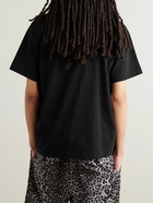 Neighborhood - Logo-Print Cotton-Jersey T-Shirt - Black