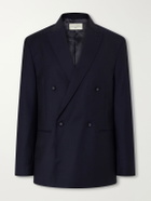Officine Générale - Merrick Wool, Cashmere and Silk-Blend Suit Jacket - Blue