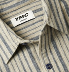 YMC - Andre Striped Cotton-Blend Shirt - Neutrals