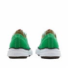Maison MIHARA YASUHIRO Men's Peterson Original Sole Canvas Low Sneakers in Green