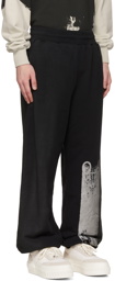 A-COLD-WALL* Black Print Lounge Pants