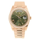 Rolex Day-Date Automatic Chronometer Diamond Green Dial Unisex Watch 228345GRP