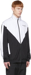 Balmain Black & White Nylon Jacket