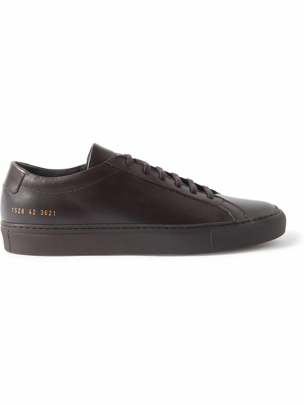 Photo: Common Projects - Original Achilles Leather Sneakers - Brown