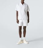Alexander McQueen Striped cotton Bermuda shorts