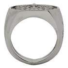 Emanuele Bicocchi Silver Cross Seal Ring