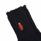 Rostersox Rap Bear Socks in Navy