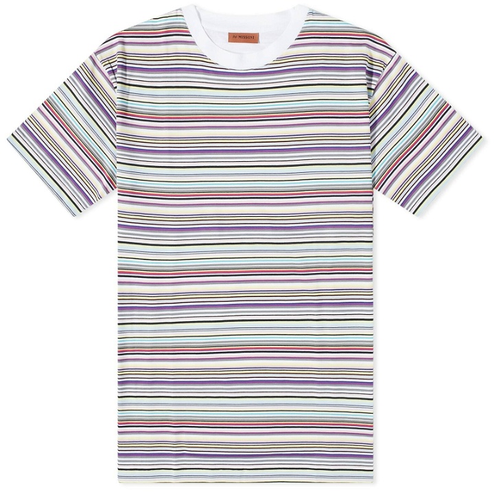 Photo: Missoni Men's Multistripe T-Shirt in Stripes
