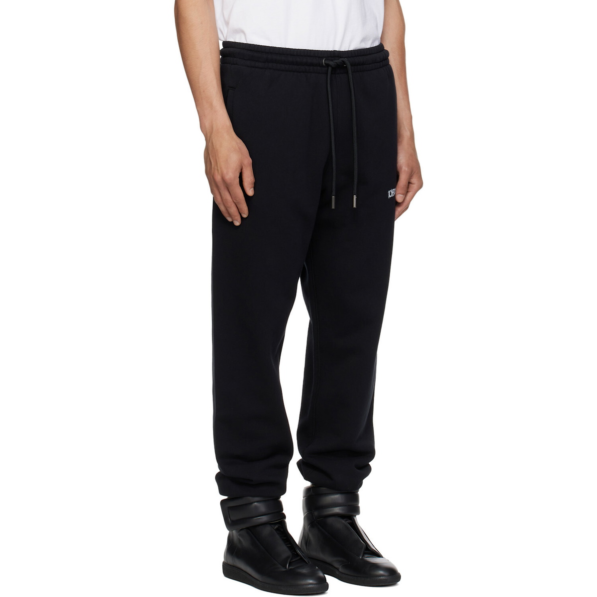 Off-White Black Heraldic Arrow Cuffed Sweatpants