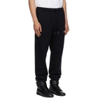 Off-White Black Heraldic Arrow Cuffed Sweatpants