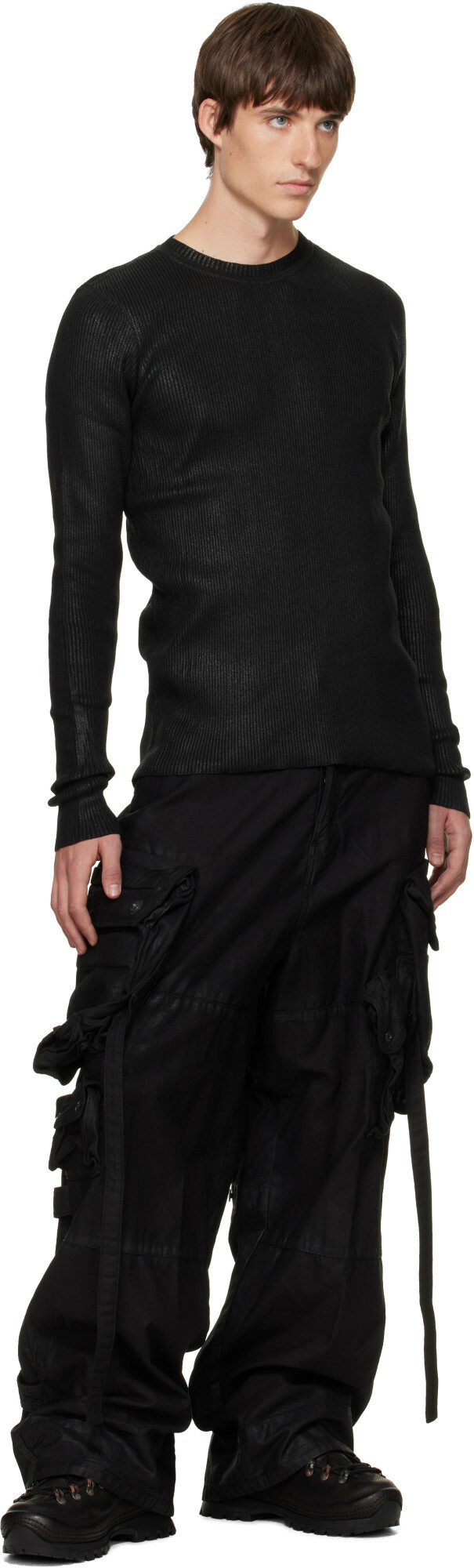 Julius Black Gas Mask Pants