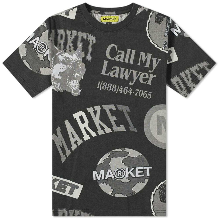 Photo: MARKET Monogram AOP Grayscale Tee