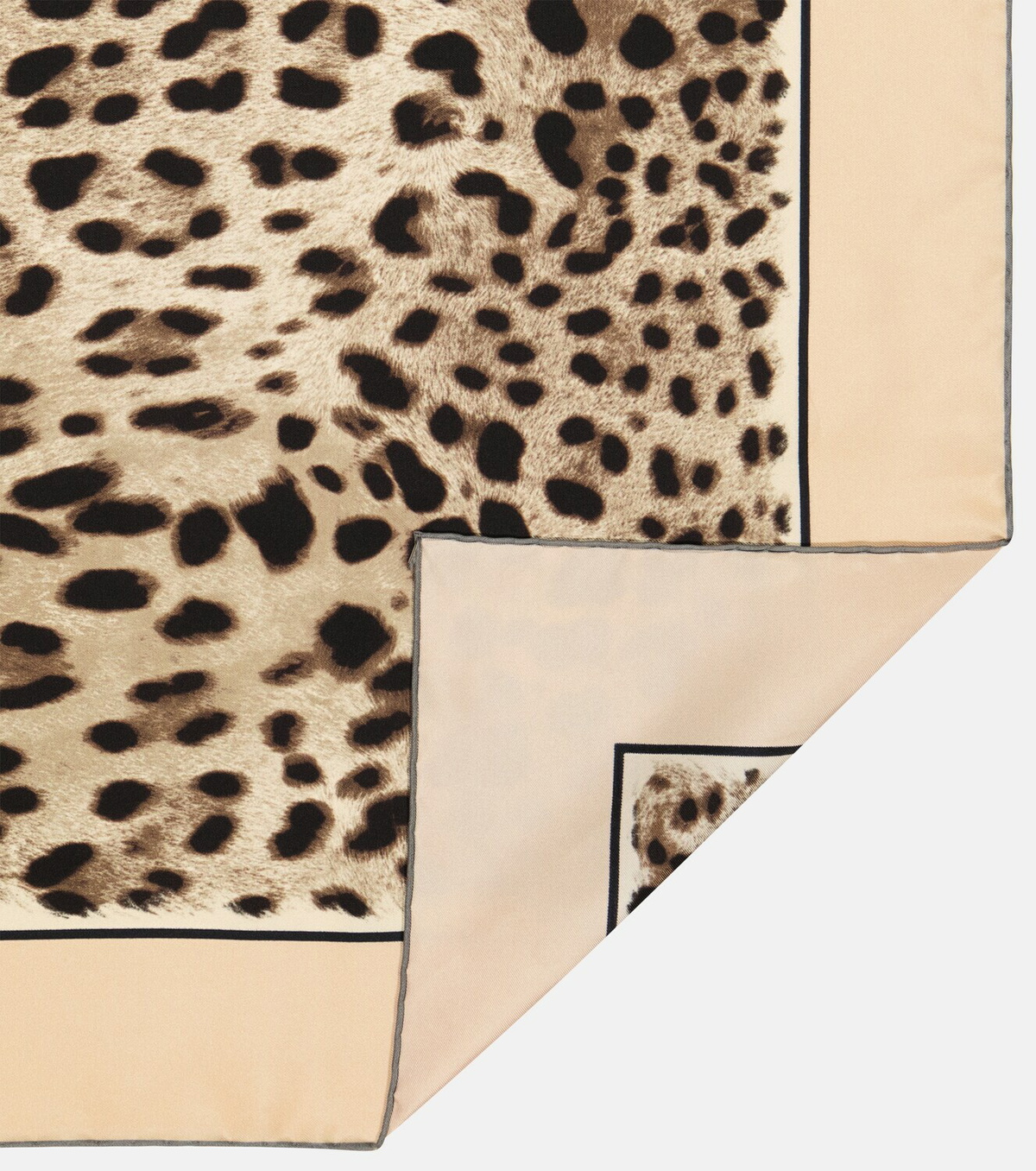 Dolce&Gabbana - x Kim leopard-print silk twill scarf