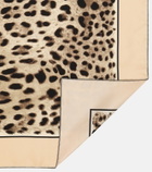 Dolce&Gabbana - x Kim leopard-print silk twill scarf