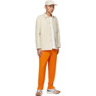 Homme Plisse Issey Miyake White Jersey Zip Shirt