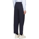 AMI Alexandre Mattiussi Navy Carrot-Fit Trousers