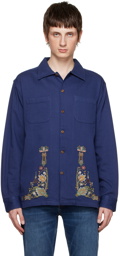 Nudie Jeans Blue Vincent Shirt