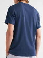 Nike Running - Trail Logo-Print Dri-FIT Cotton-Blend Jersey T-Shirt - Blue