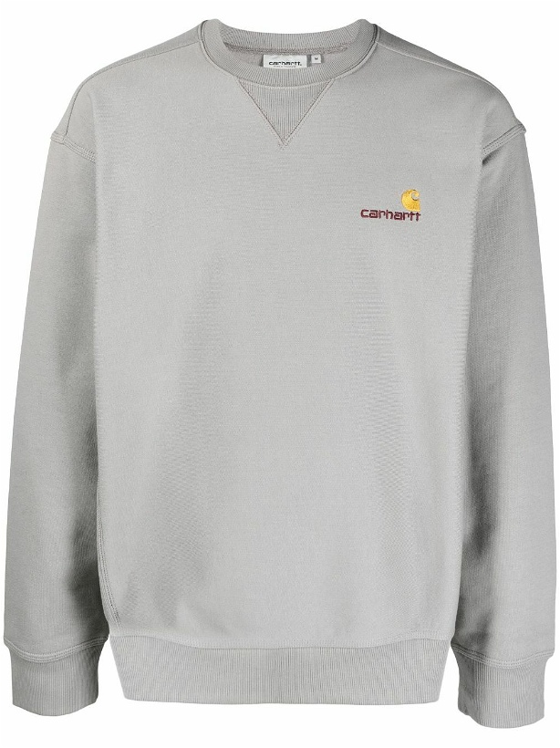 Photo: CARHARTT WIP - American Script Cotton Blend Sweatshirt