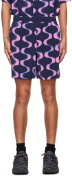 MCQ Purple Printed Shorts