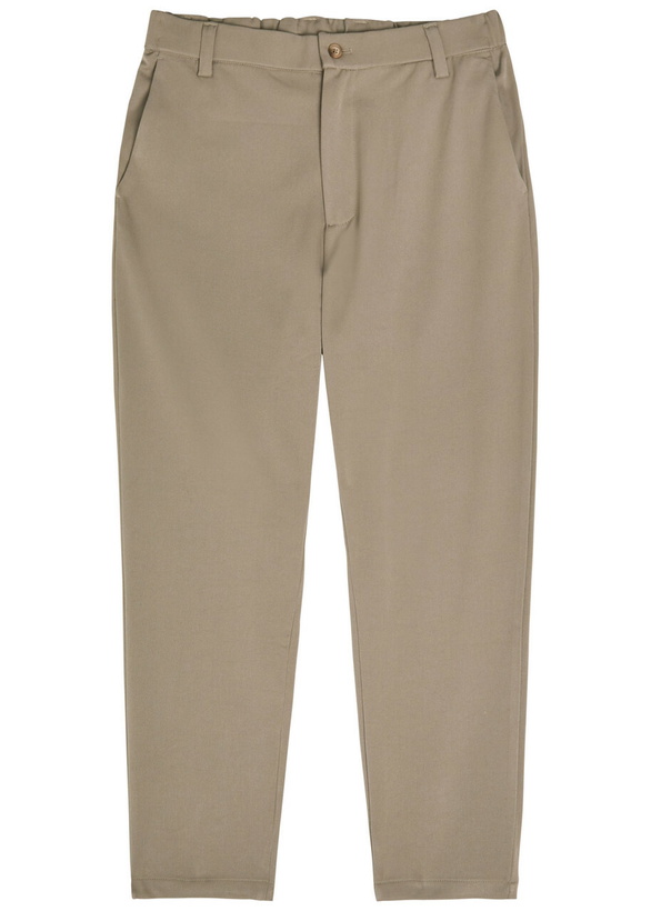 Photo: Raith Tapered-leg Woven Trousers Grey