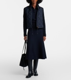 Moncler Wool-blend midi skirt