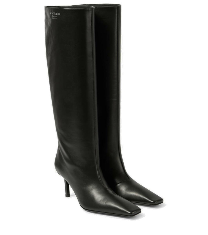 Photo: Acne Studios Leather knee-high boots